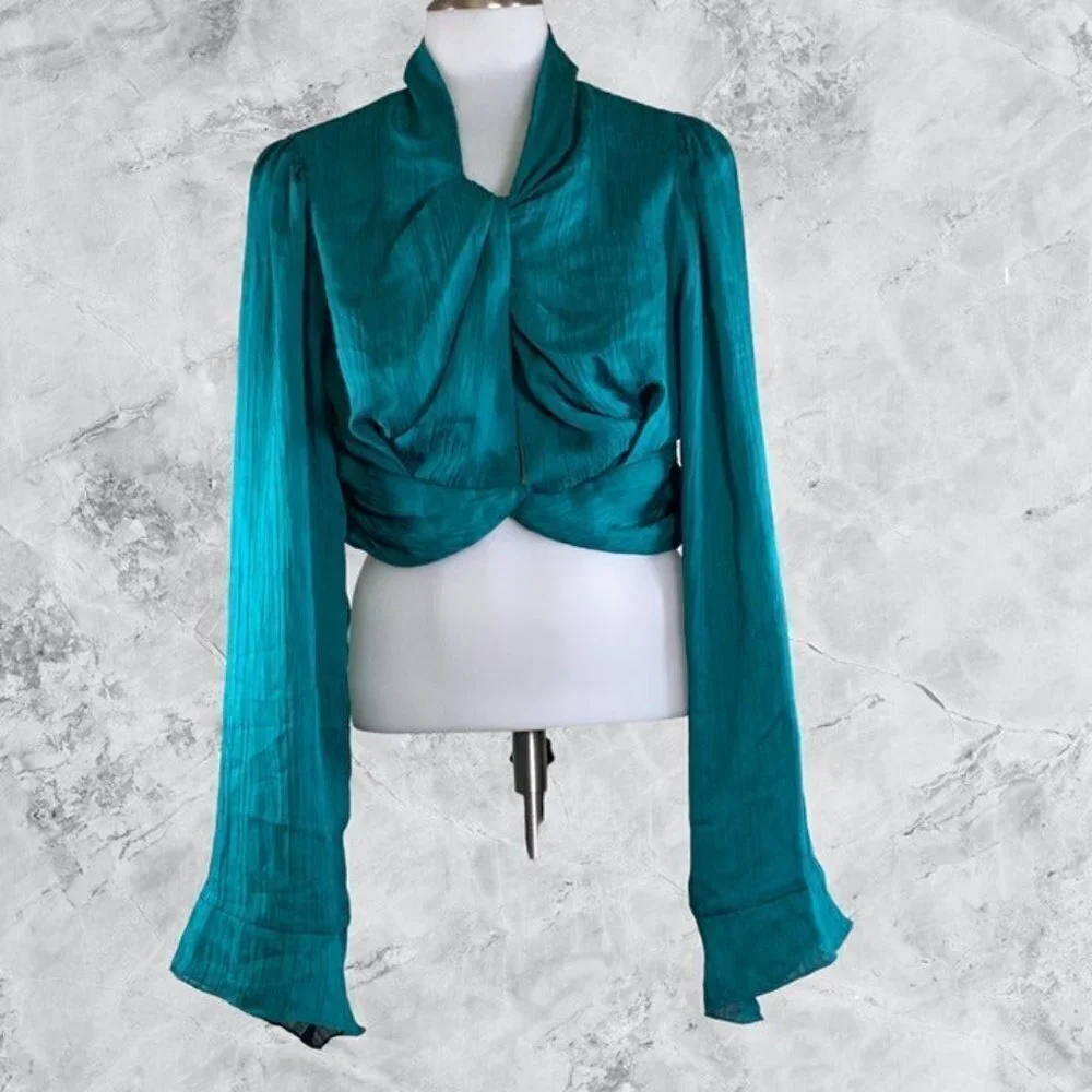 House of Harlow 1960 x REVOLVE Lucille Top - Deep Teal